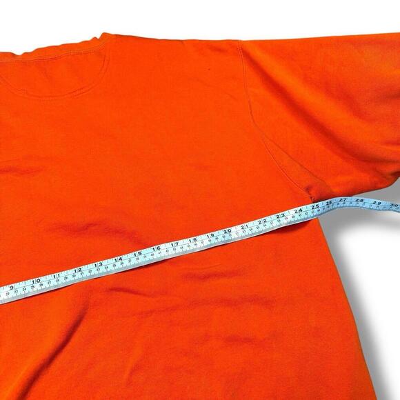 VTG Varsity Athletic Illinois Fighting Illini Sweatshirt XL Orange College Retro - Picture 9 of 9